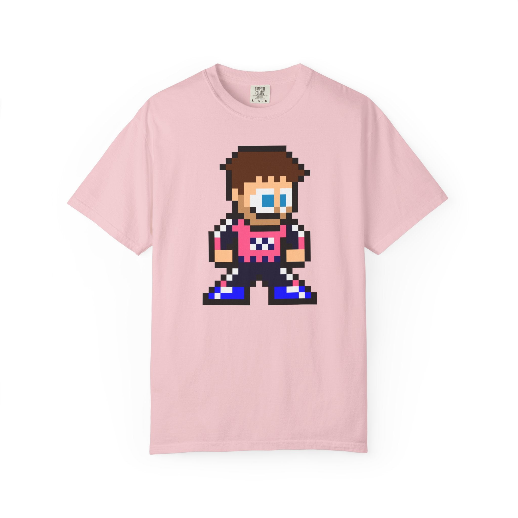 8-bit Pierre Gasly Adult Heavyweight 100% Cotton T-shirt