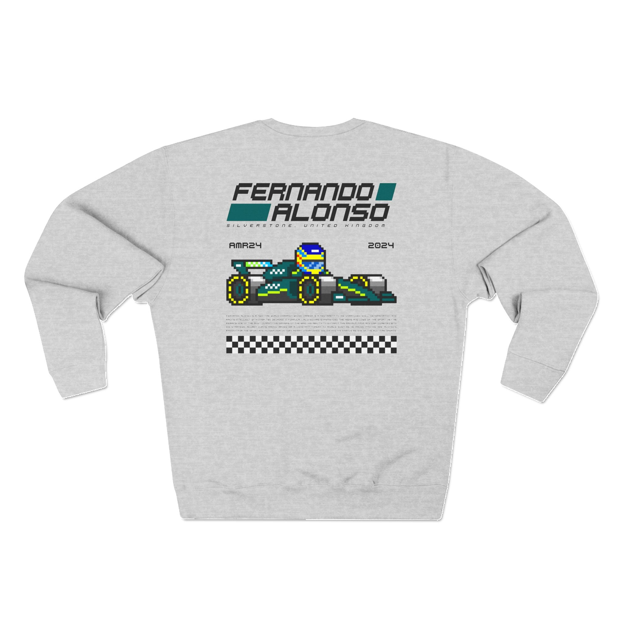 Fernando Alonso 8-bit Team Sweatshirt