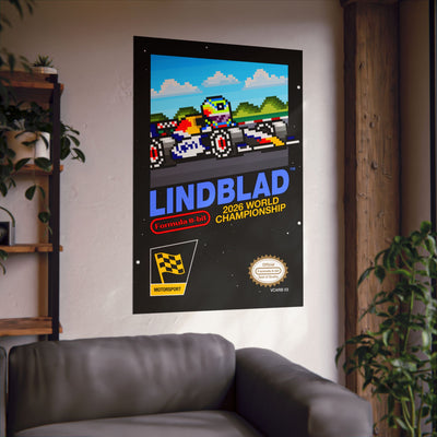 Arvid Lindblad 8-bit Game Poster