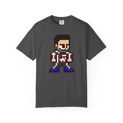 8-bit Esteban Ocon Adult Heavyweight 100% Cotton T-shirt
