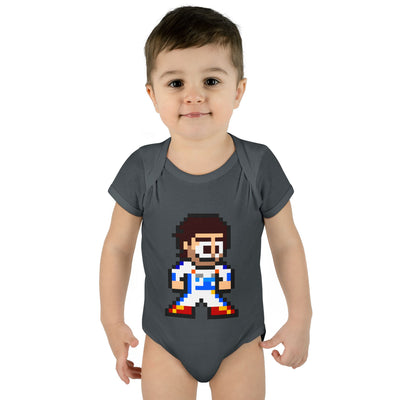 8-bit Carlos Sainz Baby Bodysuit