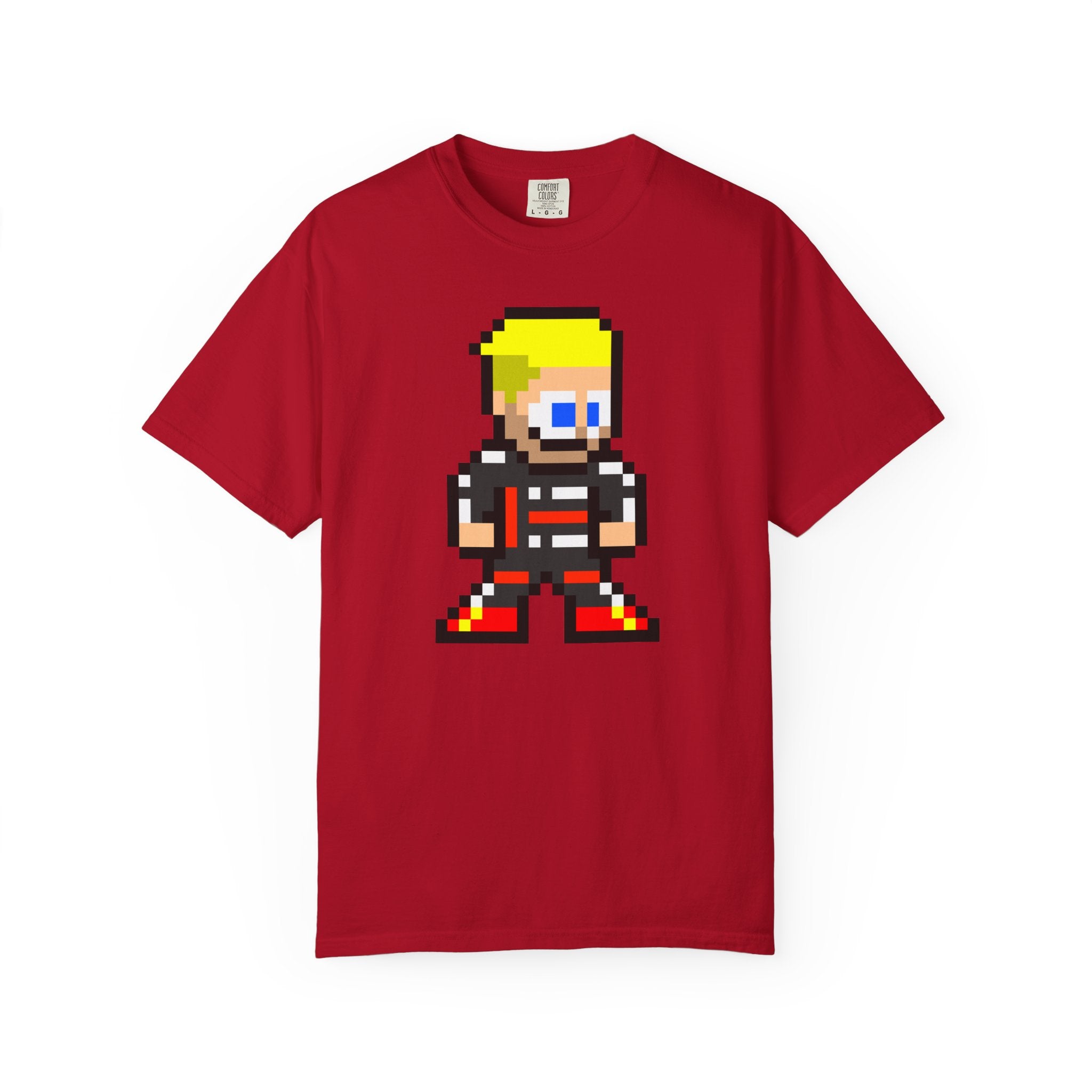 8-bit Nico Hulkenberg Adult Heavyweight 100% Cotton T-shirt
