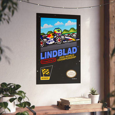 Arvid Lindblad 8-bit Game Poster