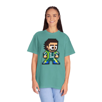 8-bit Fernando Alonso Adult Heavyweight 100% Cotton T-shirt