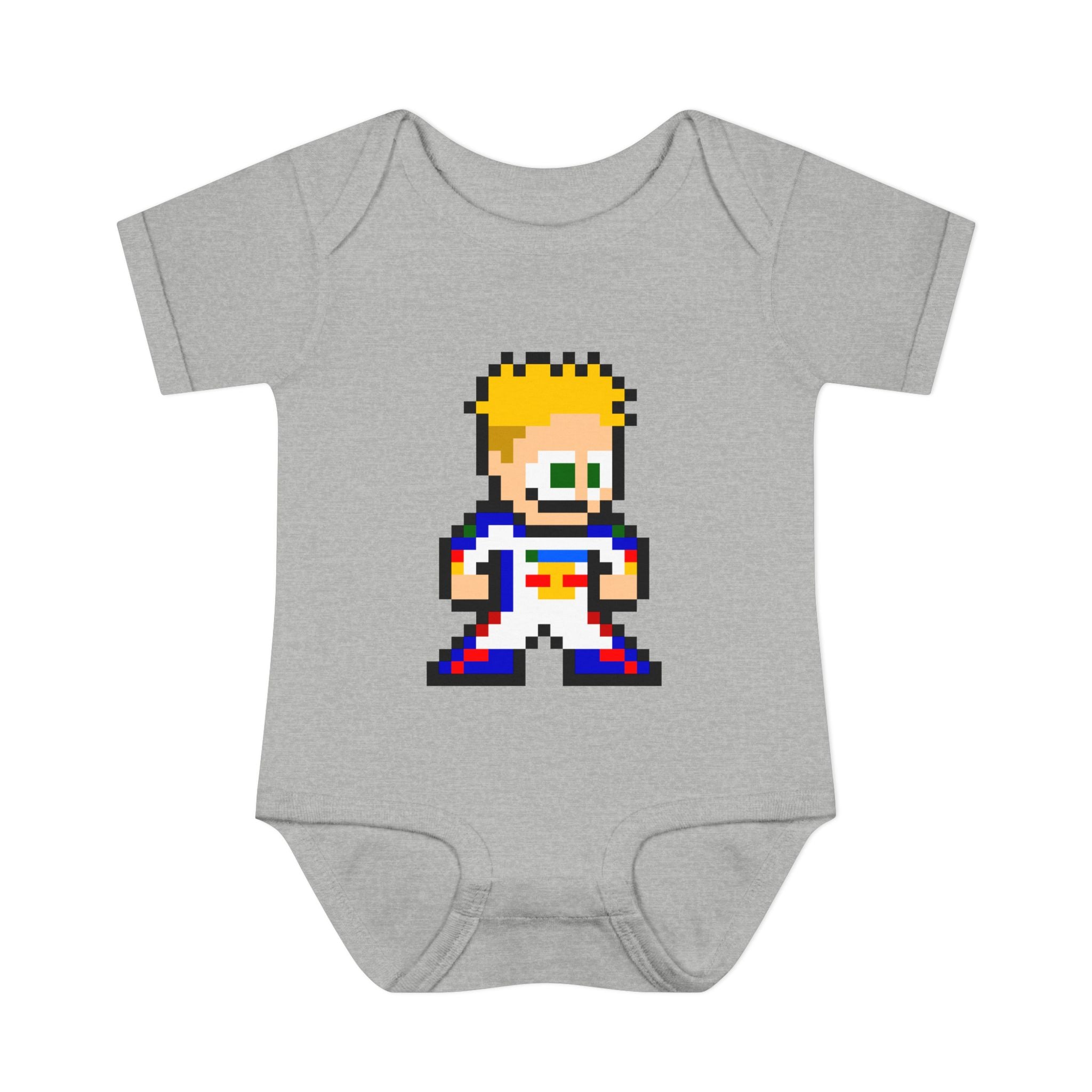 8-bit Liam Lawson Baby Bodysuit