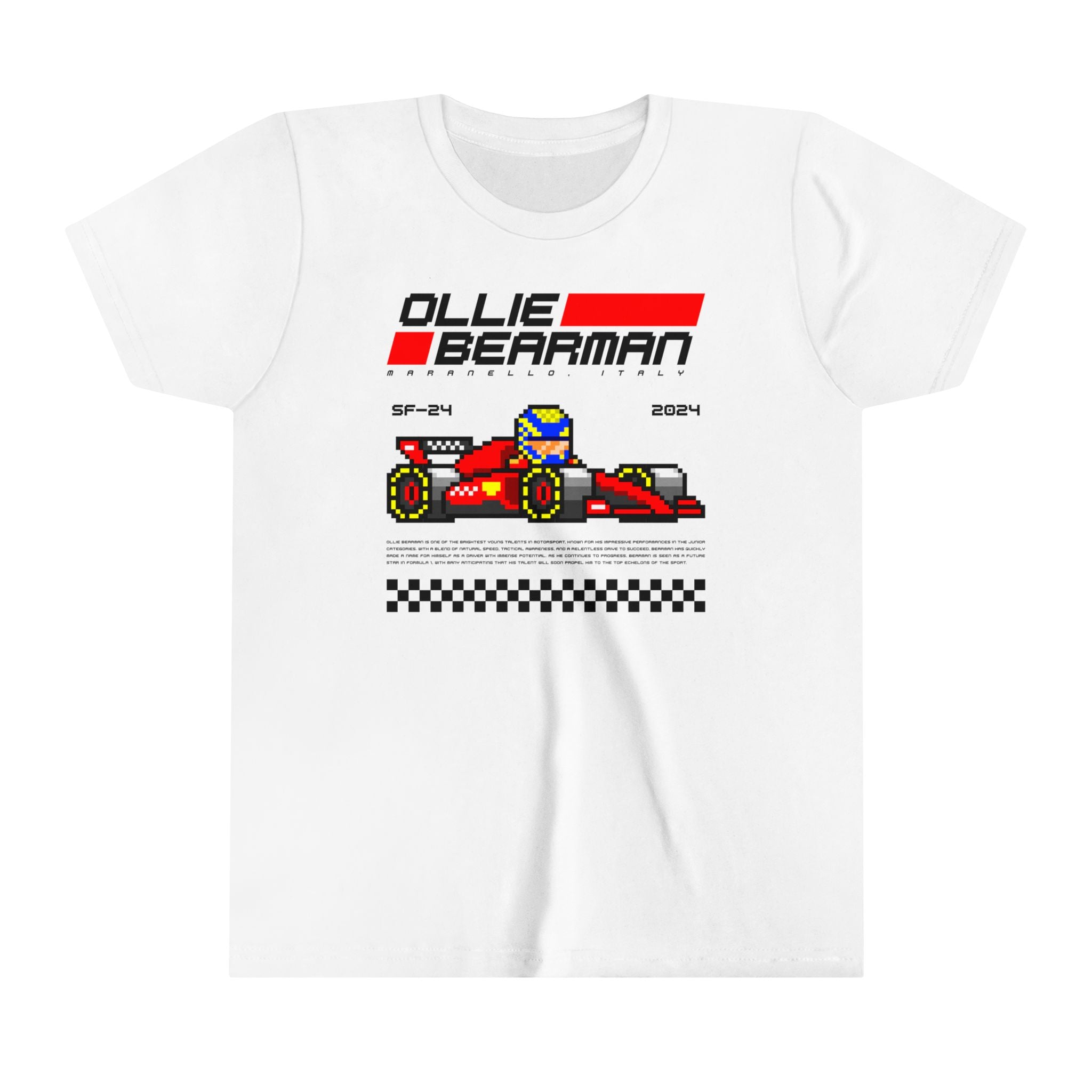 Ollie Bearman 8-bit Team Youth T-shirt