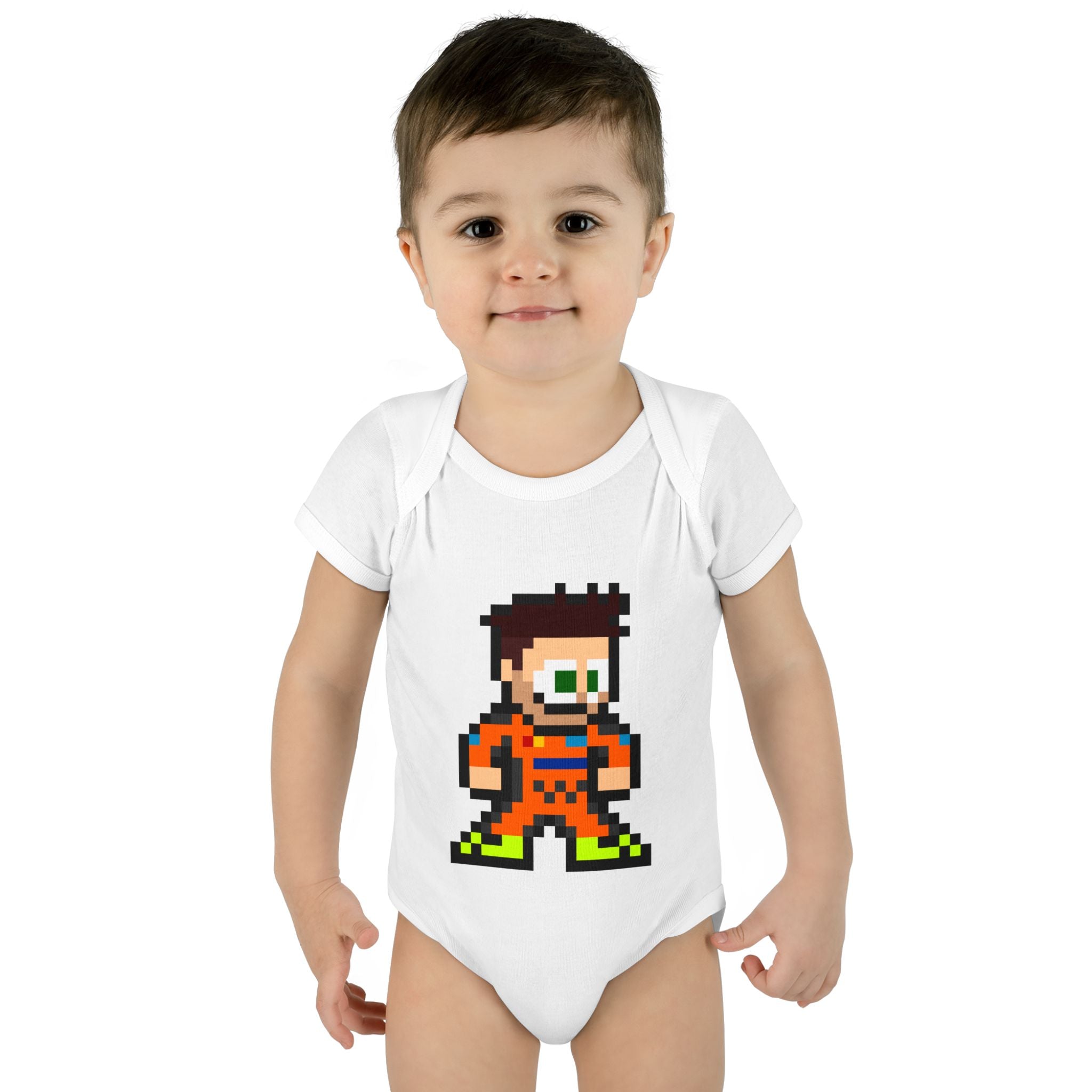 8-bit Lando Norris Baby Bodysuit