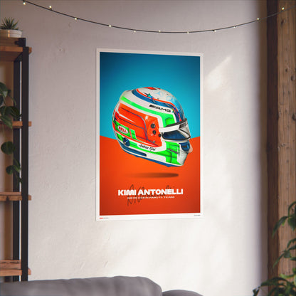 Kimi Antonelli Signature Poster