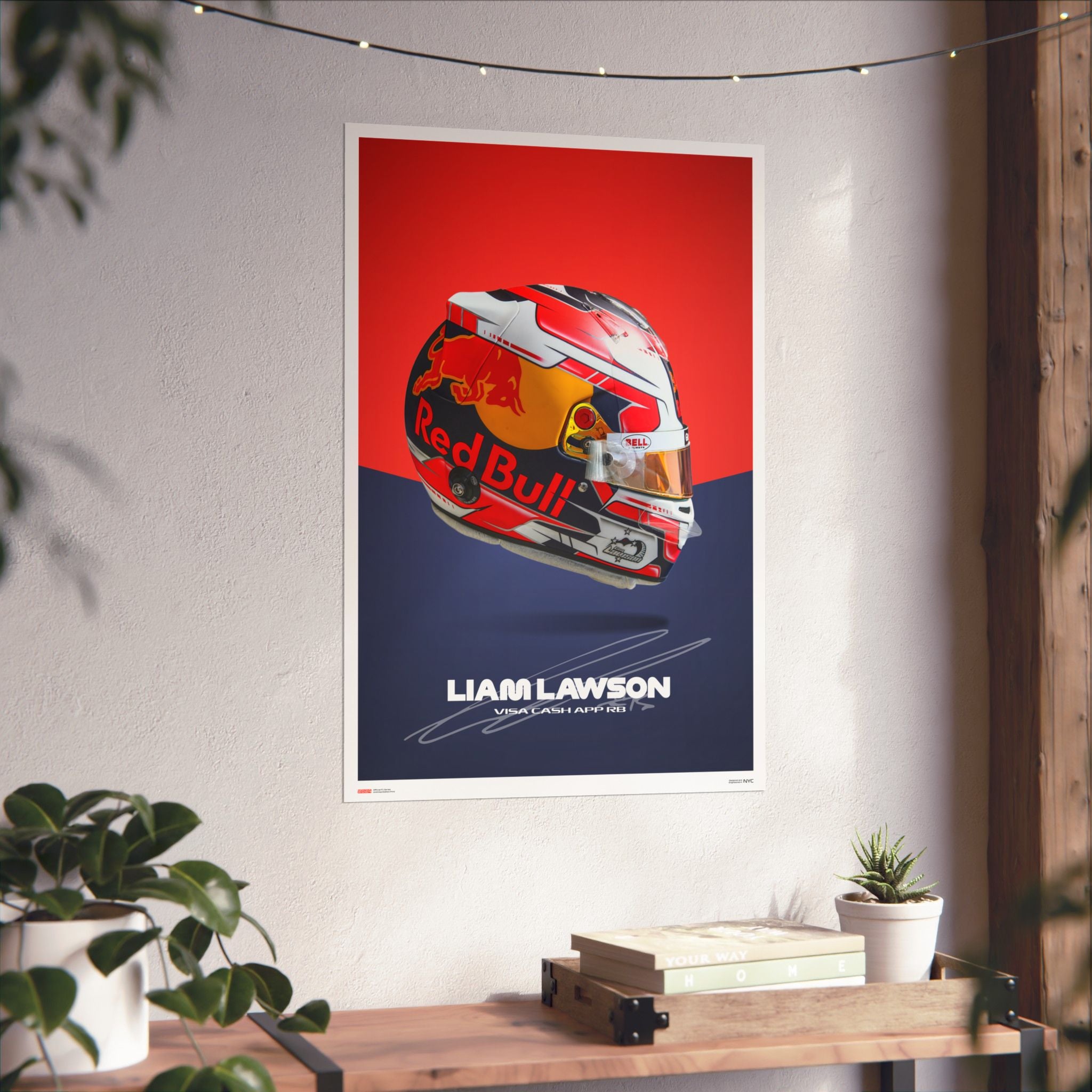 Liam Lawson Signature Poster