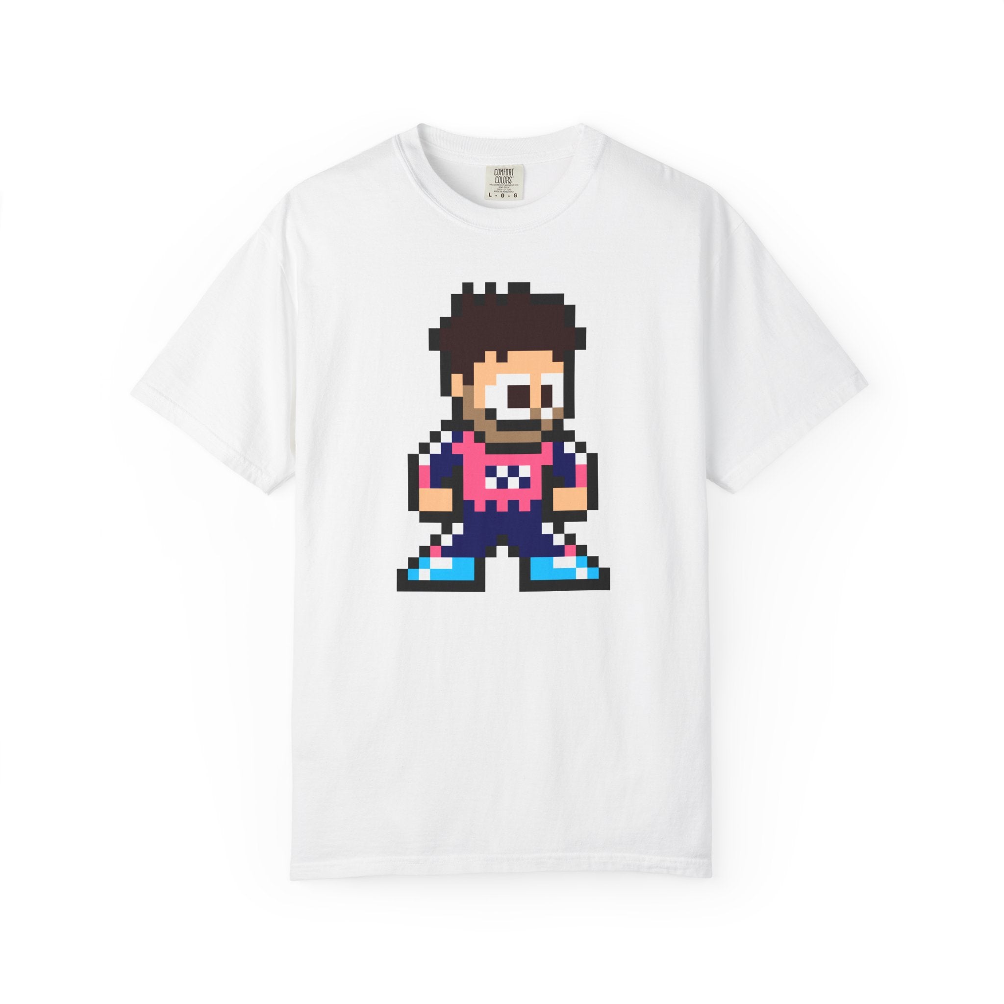 8-bit Franco Colapinto Adult Heavyweight 100% Cotton T-shirt