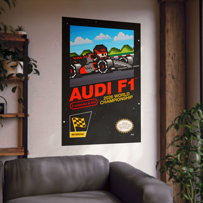Audi 8-bit Game Poster