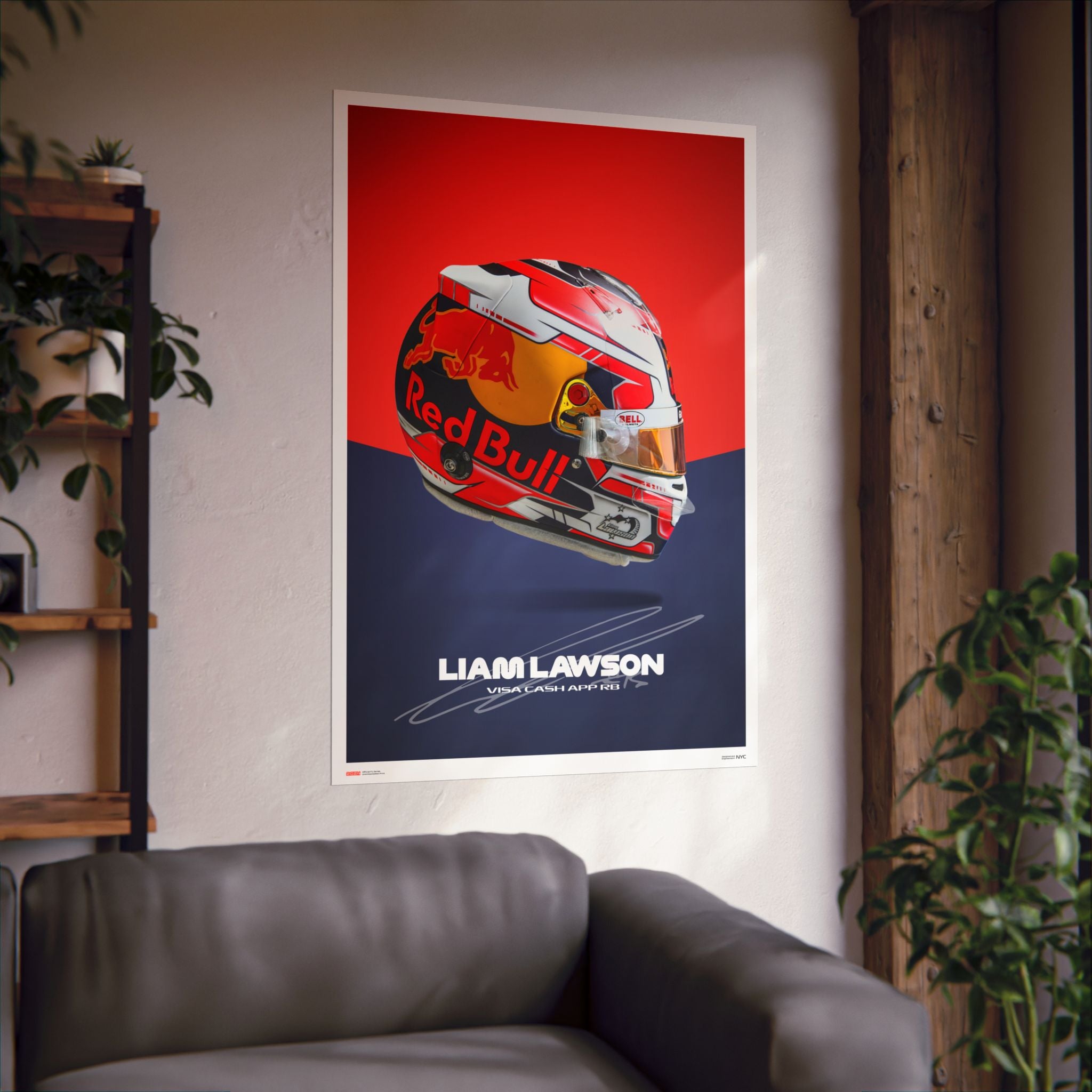 Liam Lawson Signature Poster