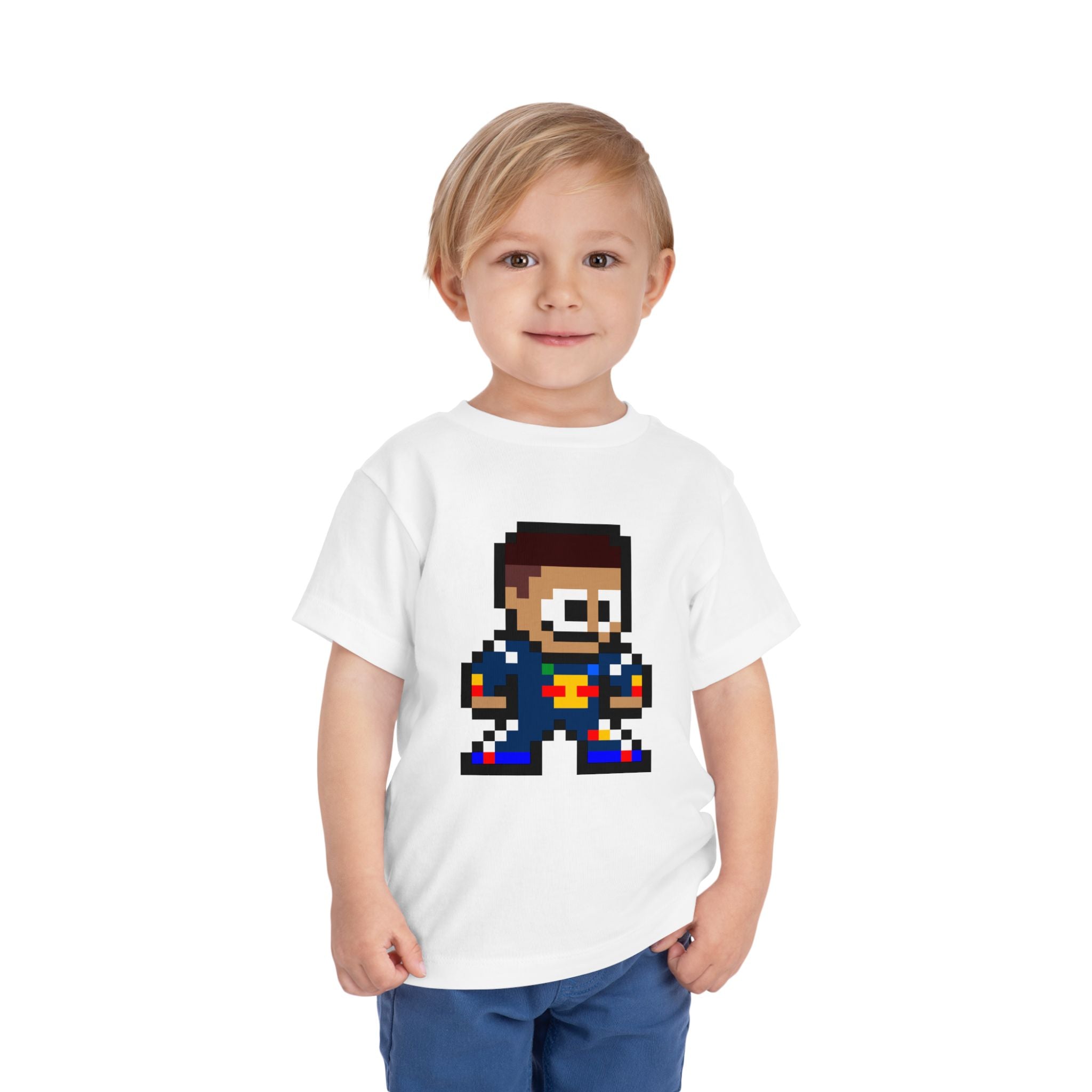 8-bit Isack Hadjar Toddler Tee