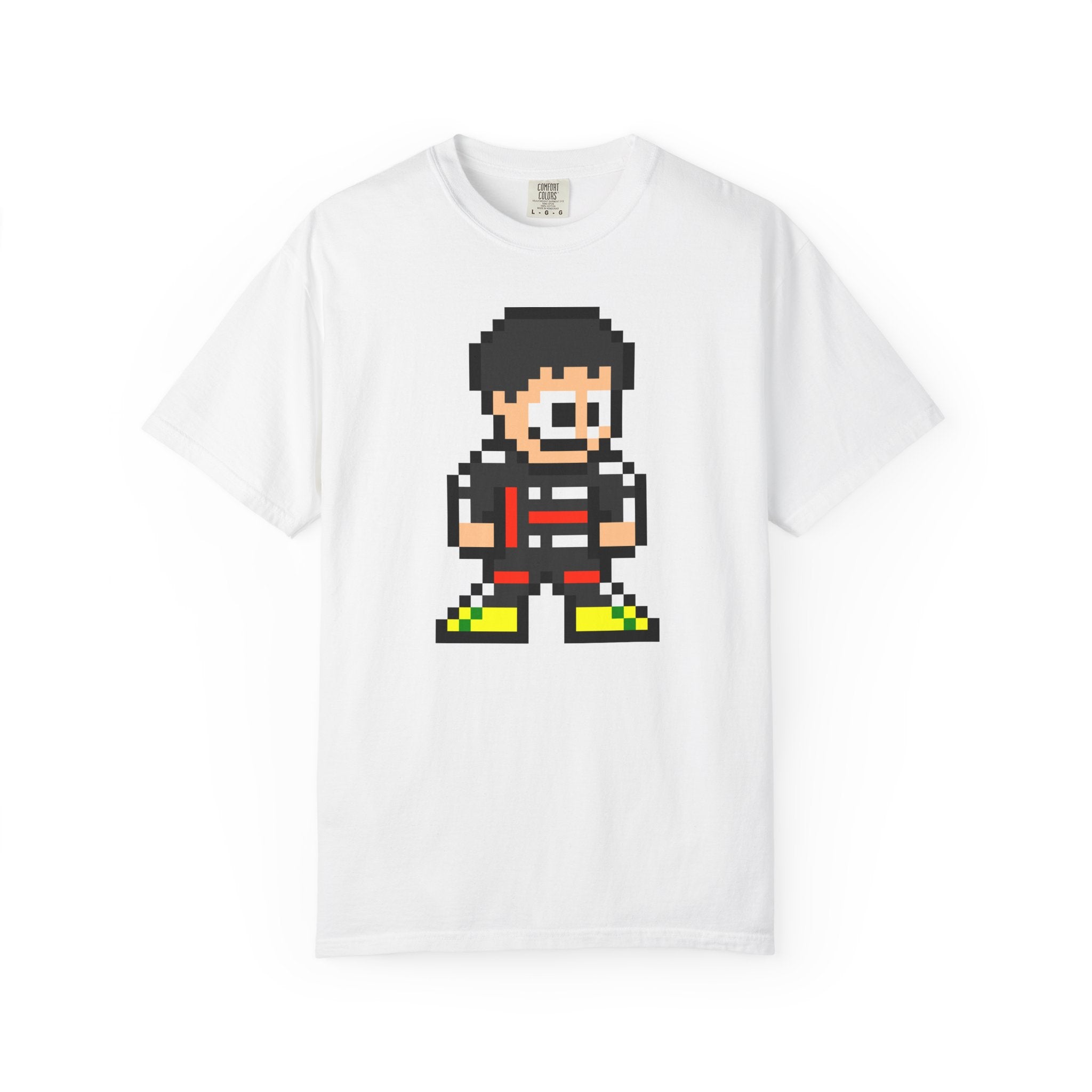 8-bit Gabriel Bortoleto Adult Heavyweight 100% Cotton T-shirt