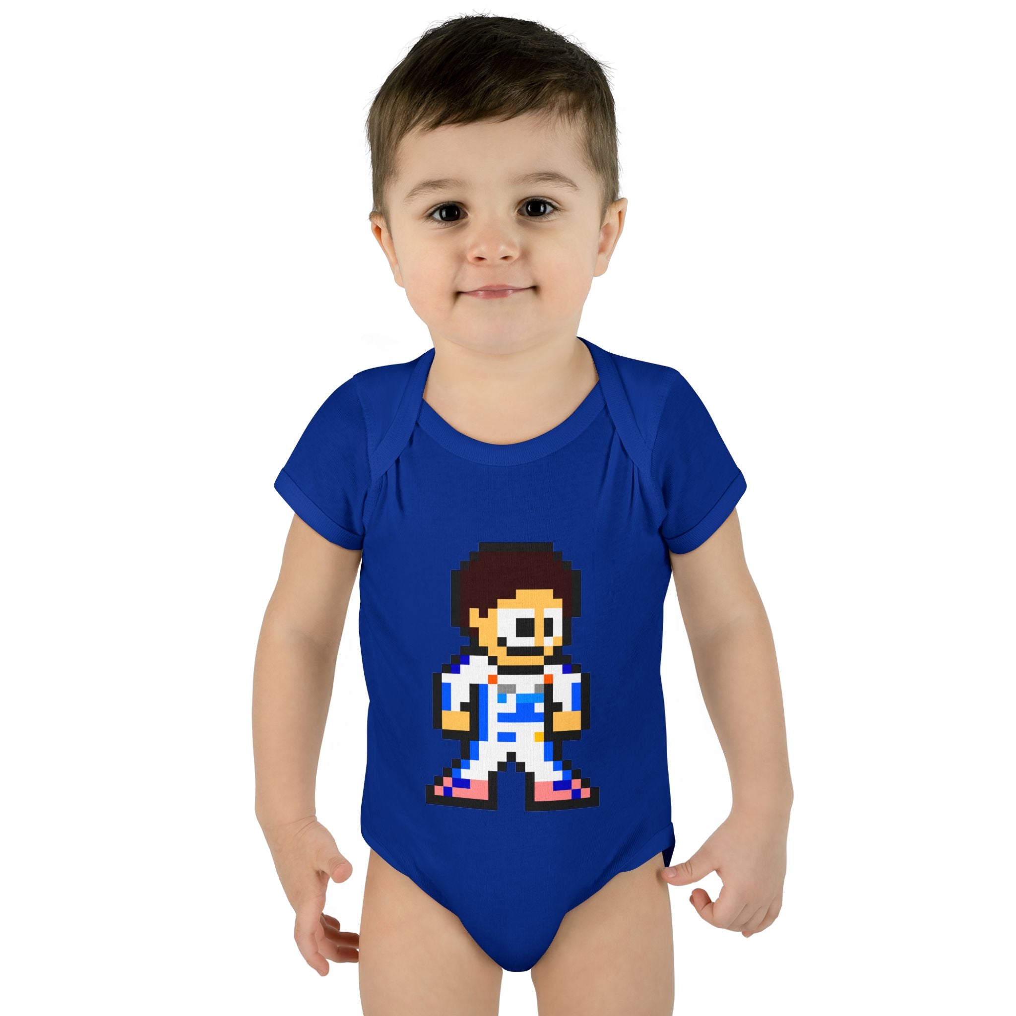 8-bit Alex Albon Baby Bodysuit