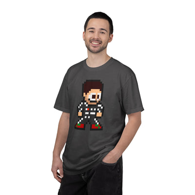8-bit Sergio Perez Adult Heavyweight 100% Cotton T-shirt