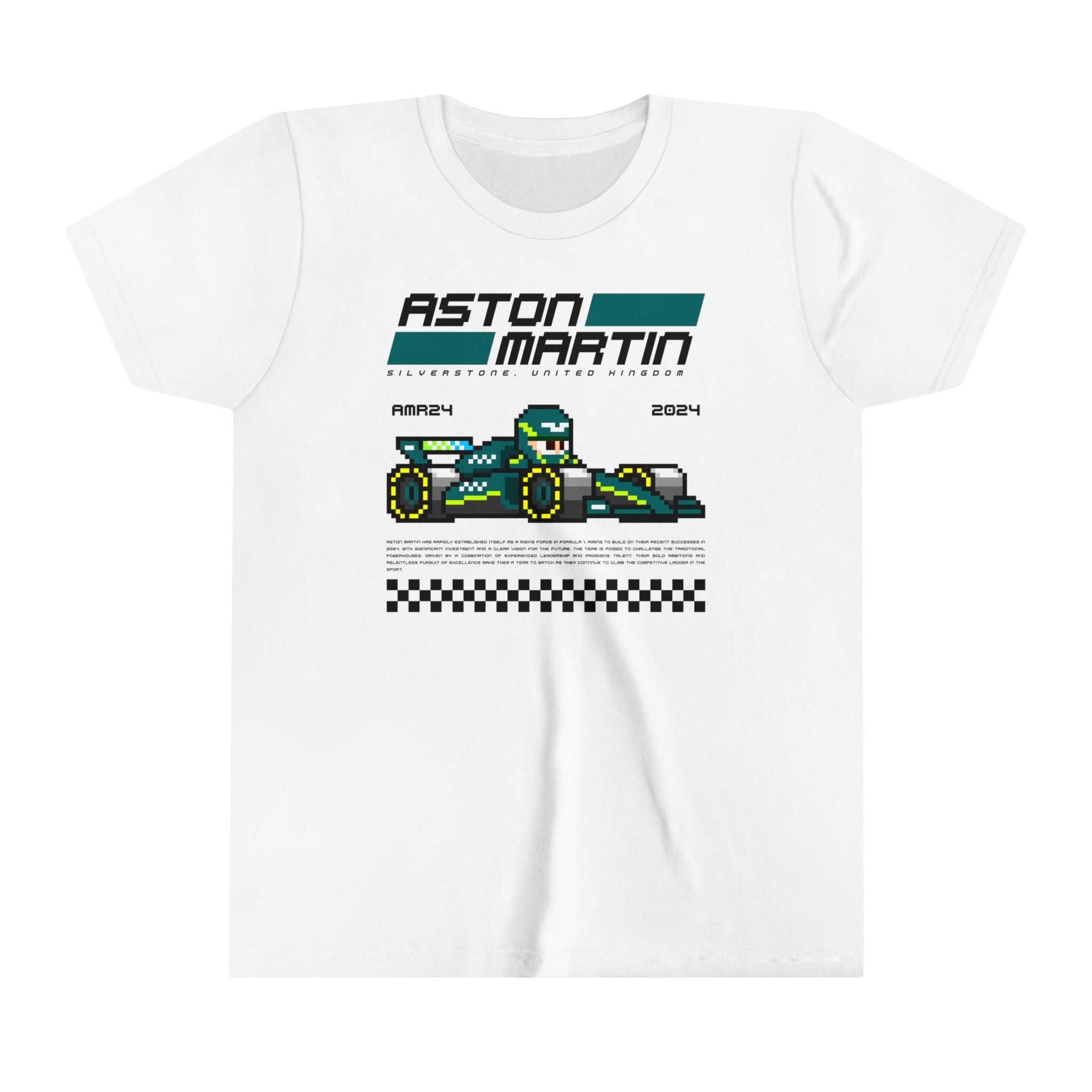 Aston Martin 8-bit Team Youth T-shirt