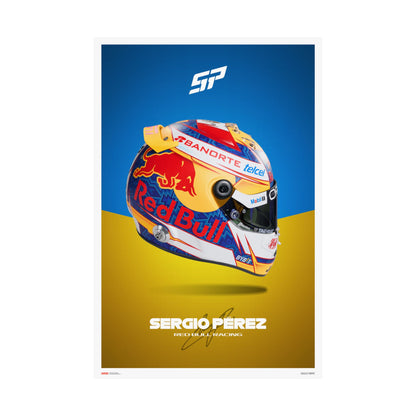 Sergio Perez Signature Poster