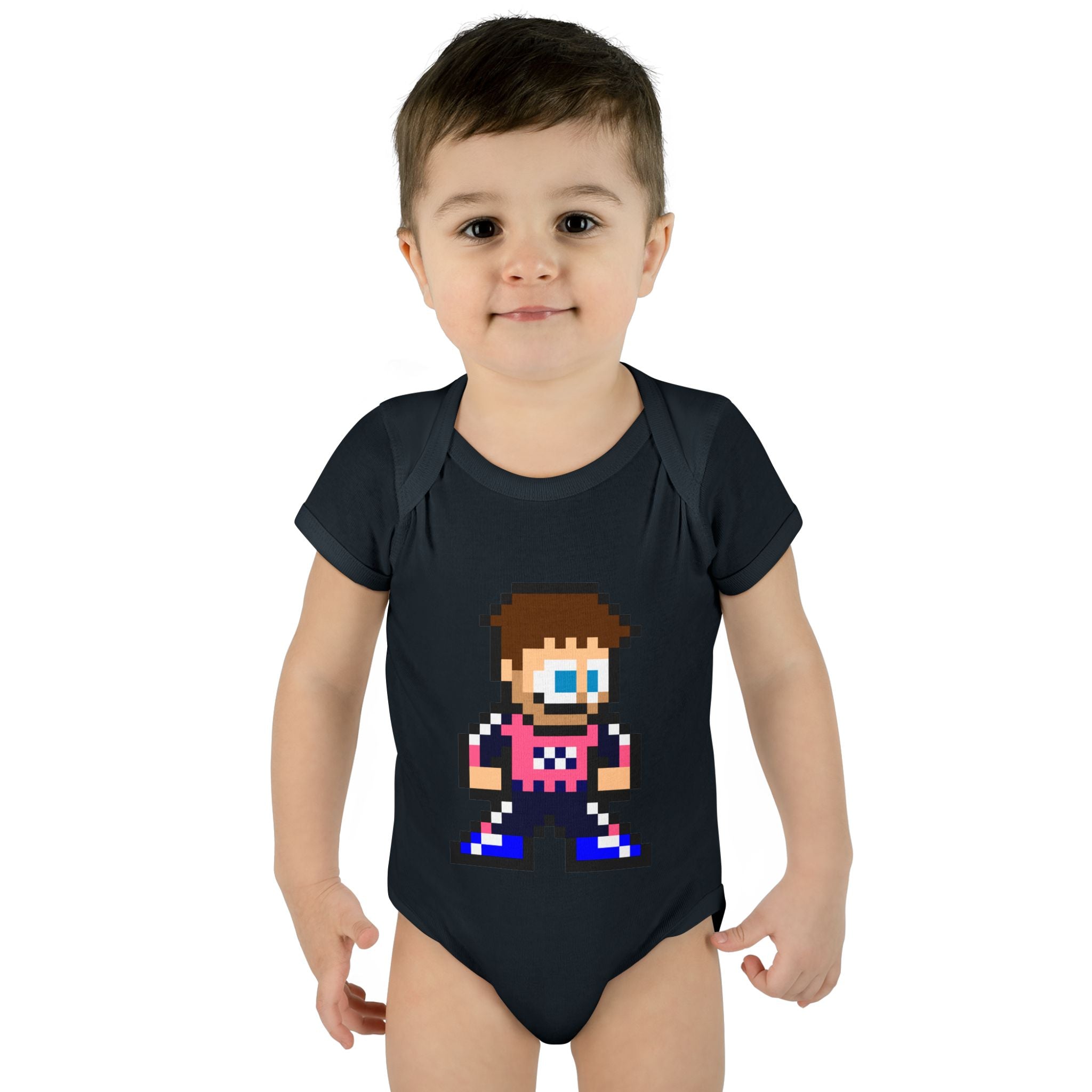 8-bit Pierre Gasly Baby Bodysuit