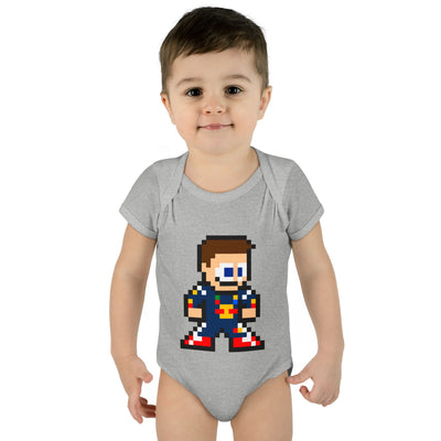8-bit Max Verstappen Baby Bodysuit