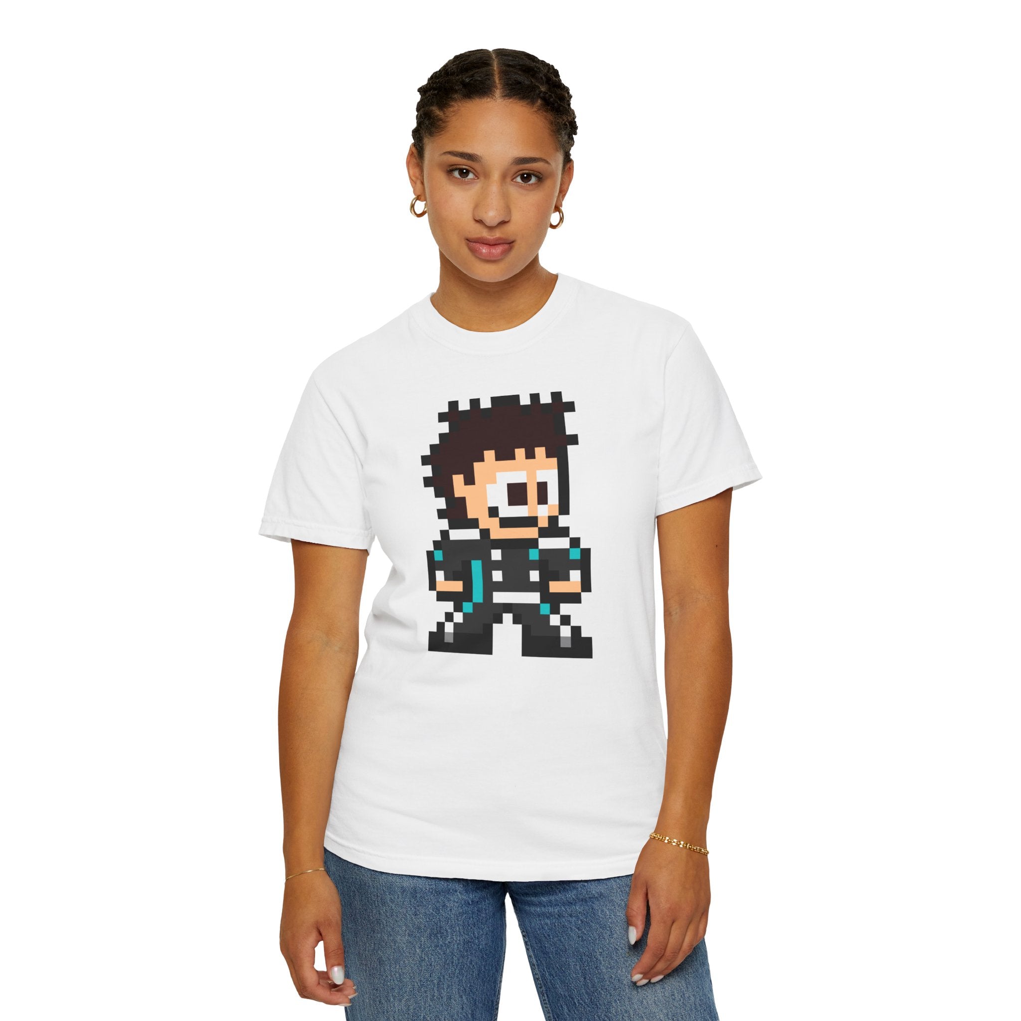 8-bit Kimi Antonelli Adult Heavyweight 100% Cotton T-shirt