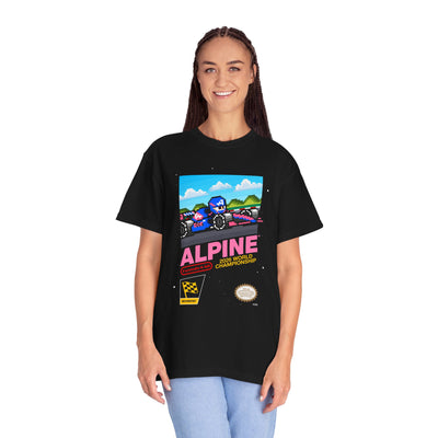 Alpine 8-bit Game Adult Heavyweight 100% Cotton T-shirt