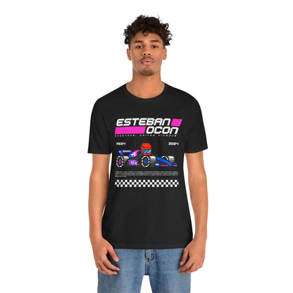 Esteban Ocon 8-bit Team T-shirt