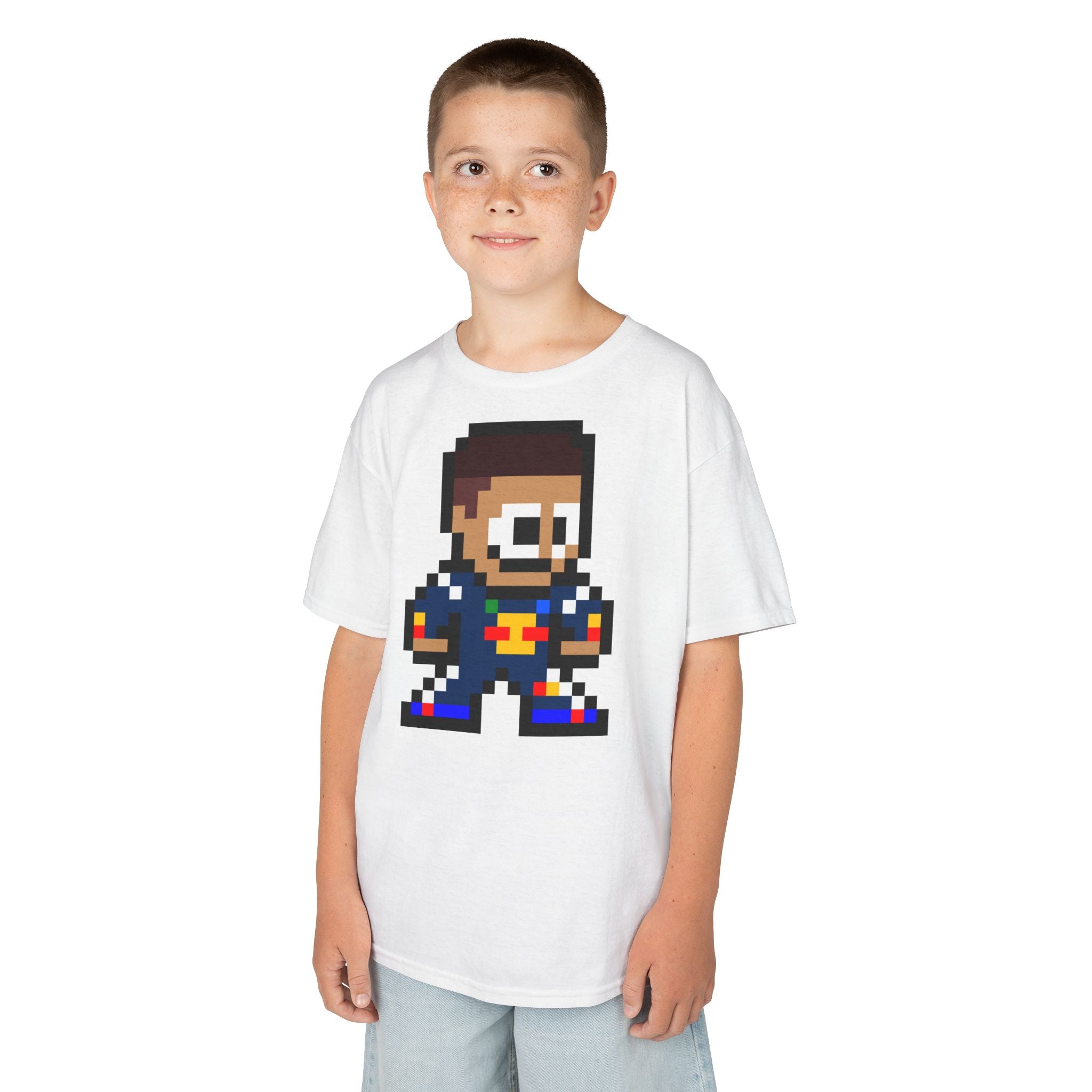 8-bit Isack Hadjar Kids Tee
