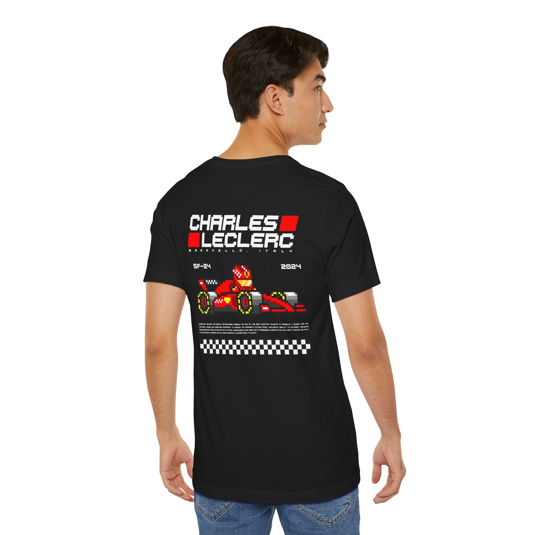 Charles Leclerc 8-bit Team T-shirt