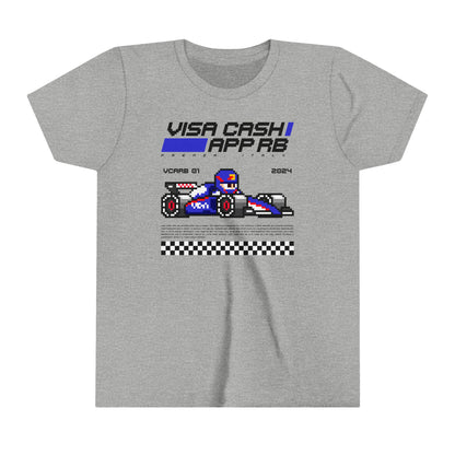 Visa Cash App RB 8-bit Team Youth T-shirt