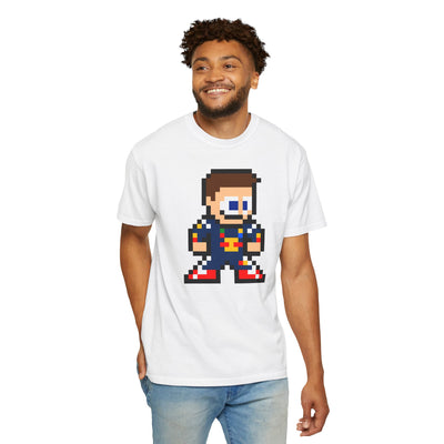 8-bit Max Verstappen Adult Heavyweight 100% Cotton T-shirt