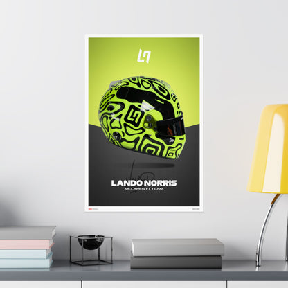 Lando Norris Signature Poster