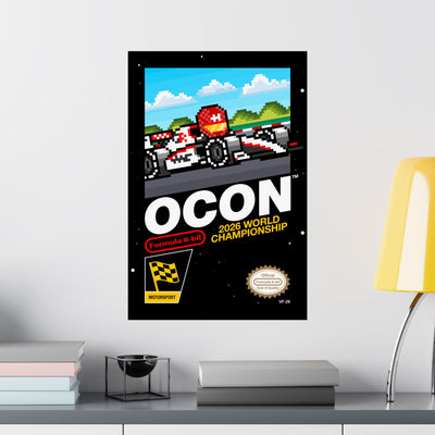 Ocon 8-bit Game Poster
