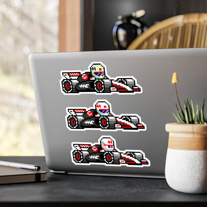 Haas 8-bit Vinyl Decal Stickers