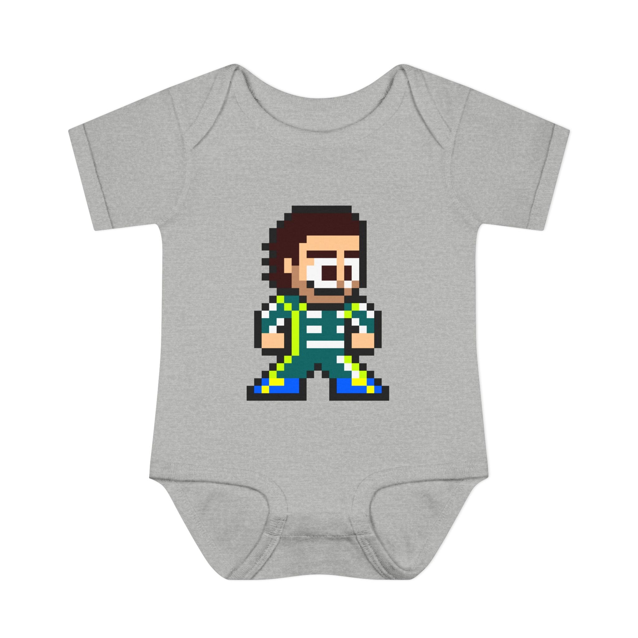 8-bit Fernando Alonso Baby Bodysuit