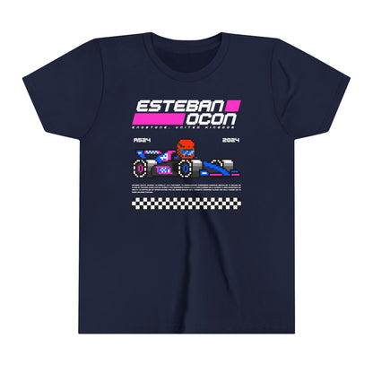 Esteban Ocon 8-bit Team Youth T-shirt