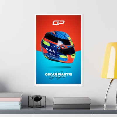 Oscar Piastri Signature Poster