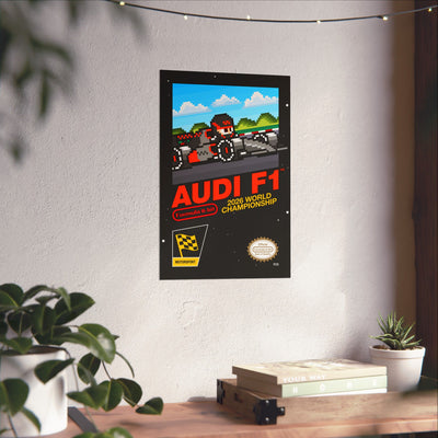 Audi 8-bit Game Poster
