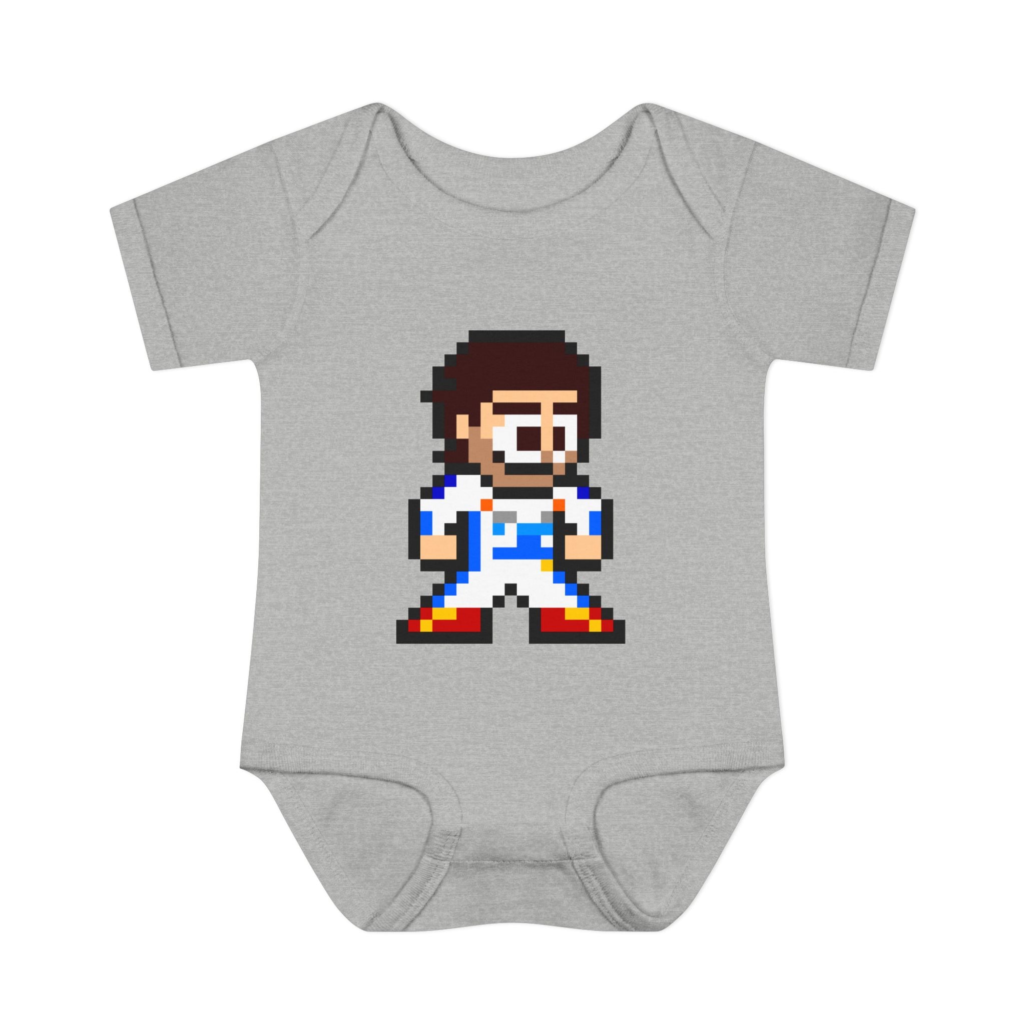 8-bit Carlos Sainz Baby Bodysuit