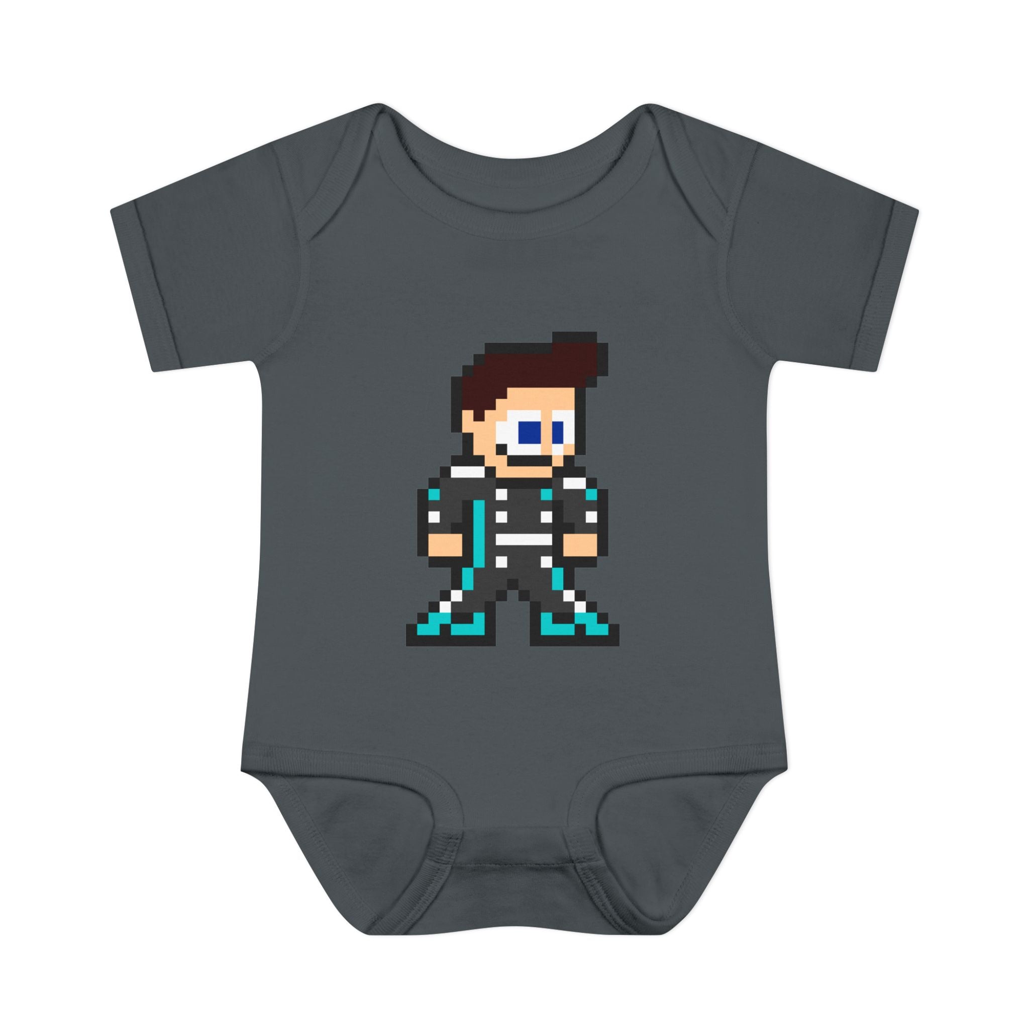 8-bit George Russell Baby Bodysuit
