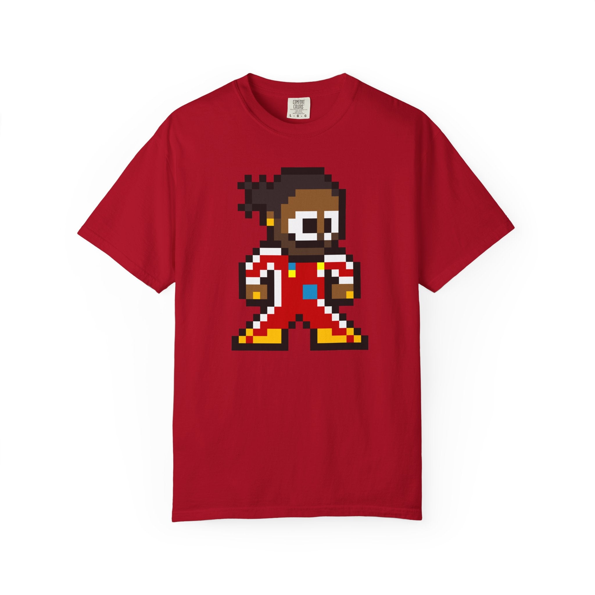8-bit Lewis Hamilton Adult Heavyweight 100% Cotton T-shirt