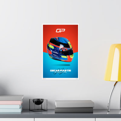 Oscar Piastri Signature Poster