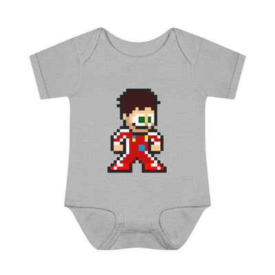 8-bit Charles Leclerc Baby Bodysuit