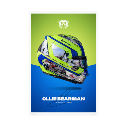 Ollie Bearman Signature Poster