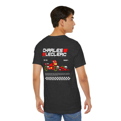 Charles Leclerc 8-bit Team T-shirt