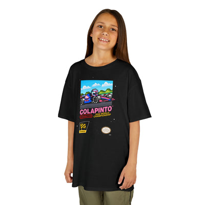 Colapinto 8-bit Game Kids Heavyweight 100% Cotton T-shirt