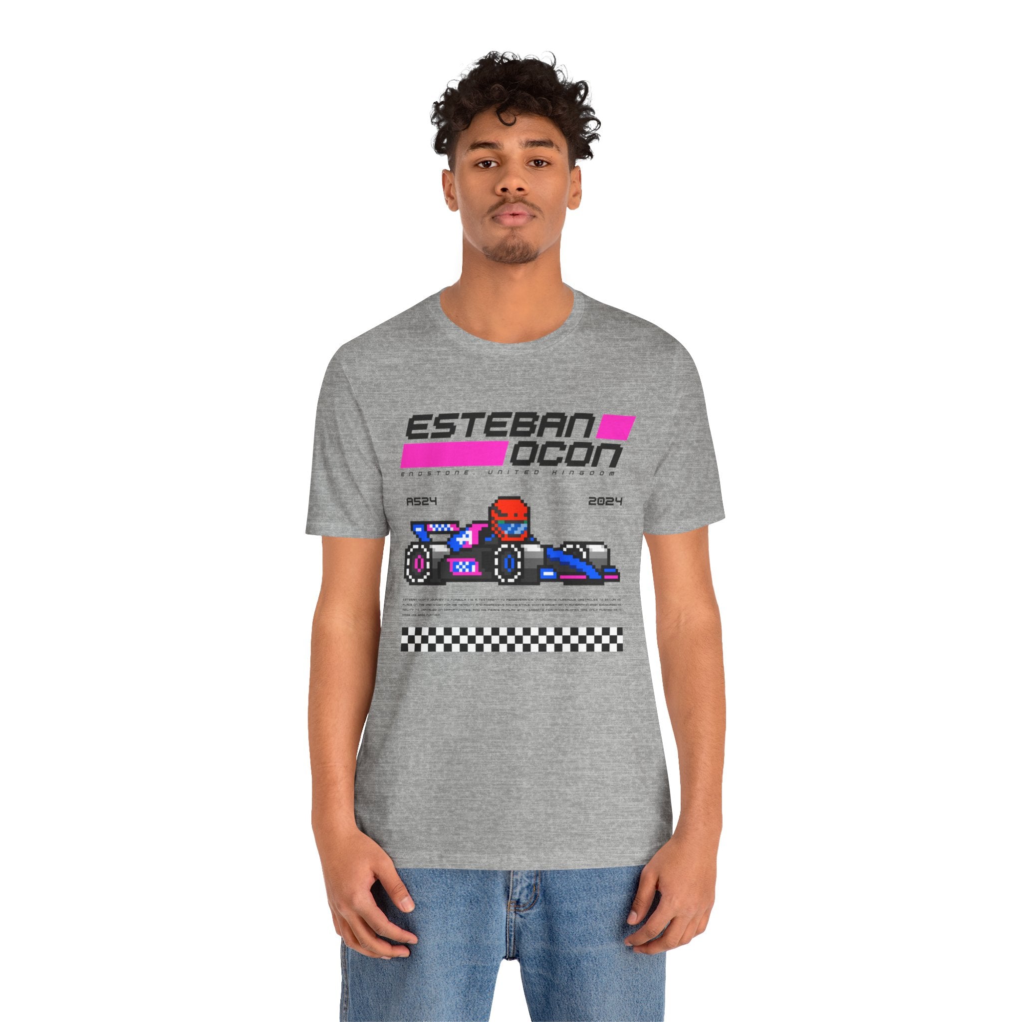 Esteban Ocon 8-bit Team T-shirt