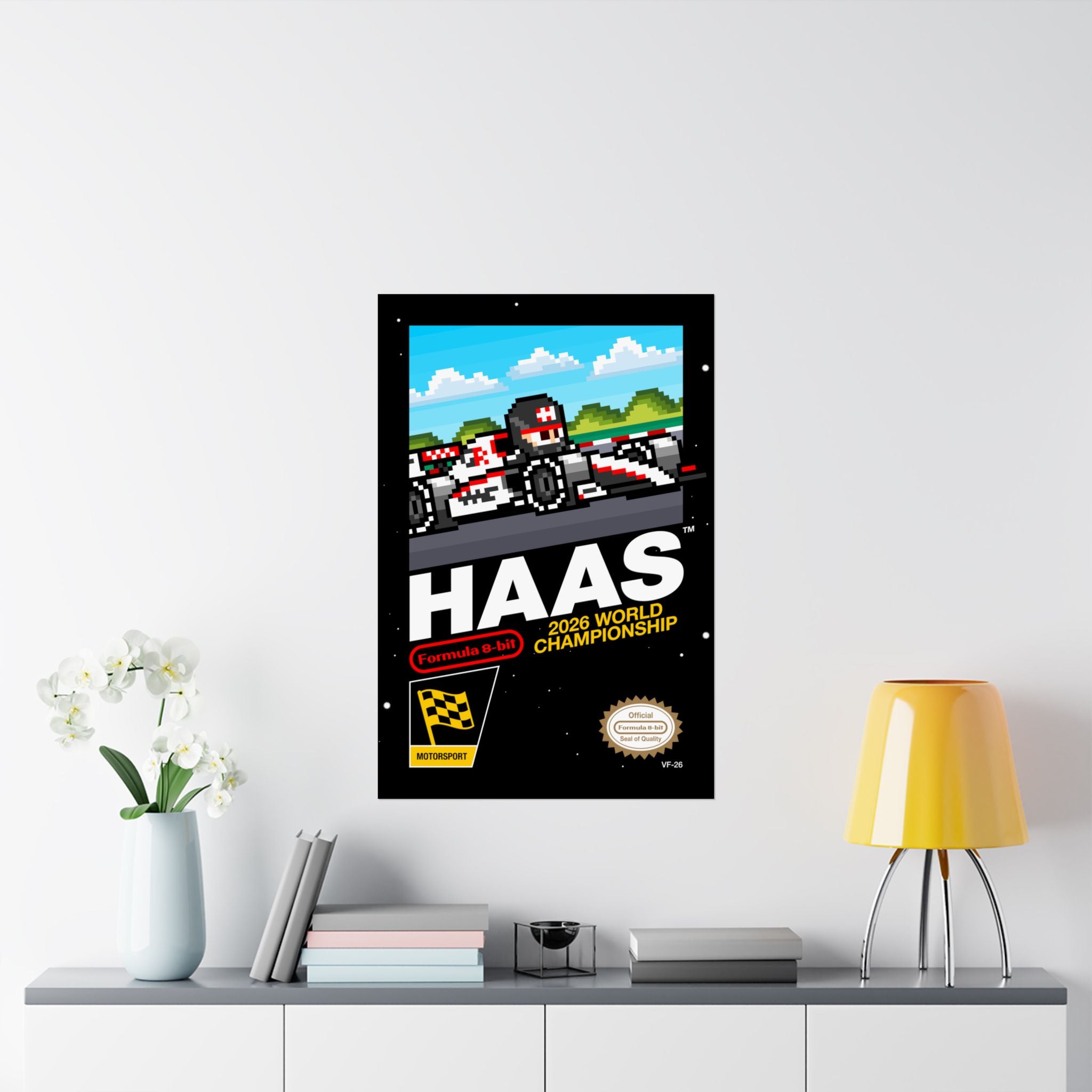 Haas 8-bit Game Poster