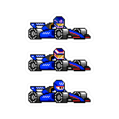 Williams 8-bit Vinyl Decal Stickers