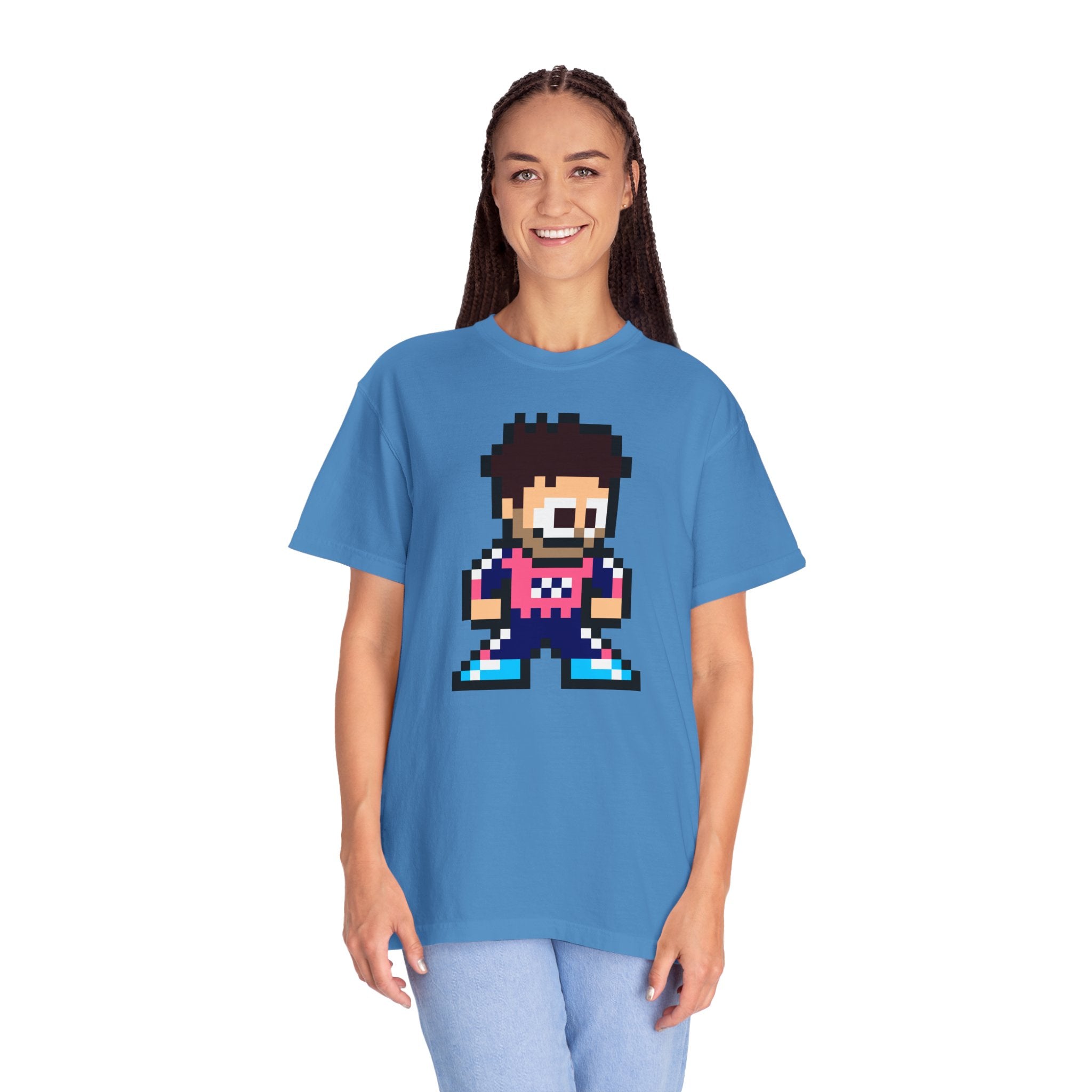 8-bit Franco Colapinto Adult Heavyweight 100% Cotton T-shirt